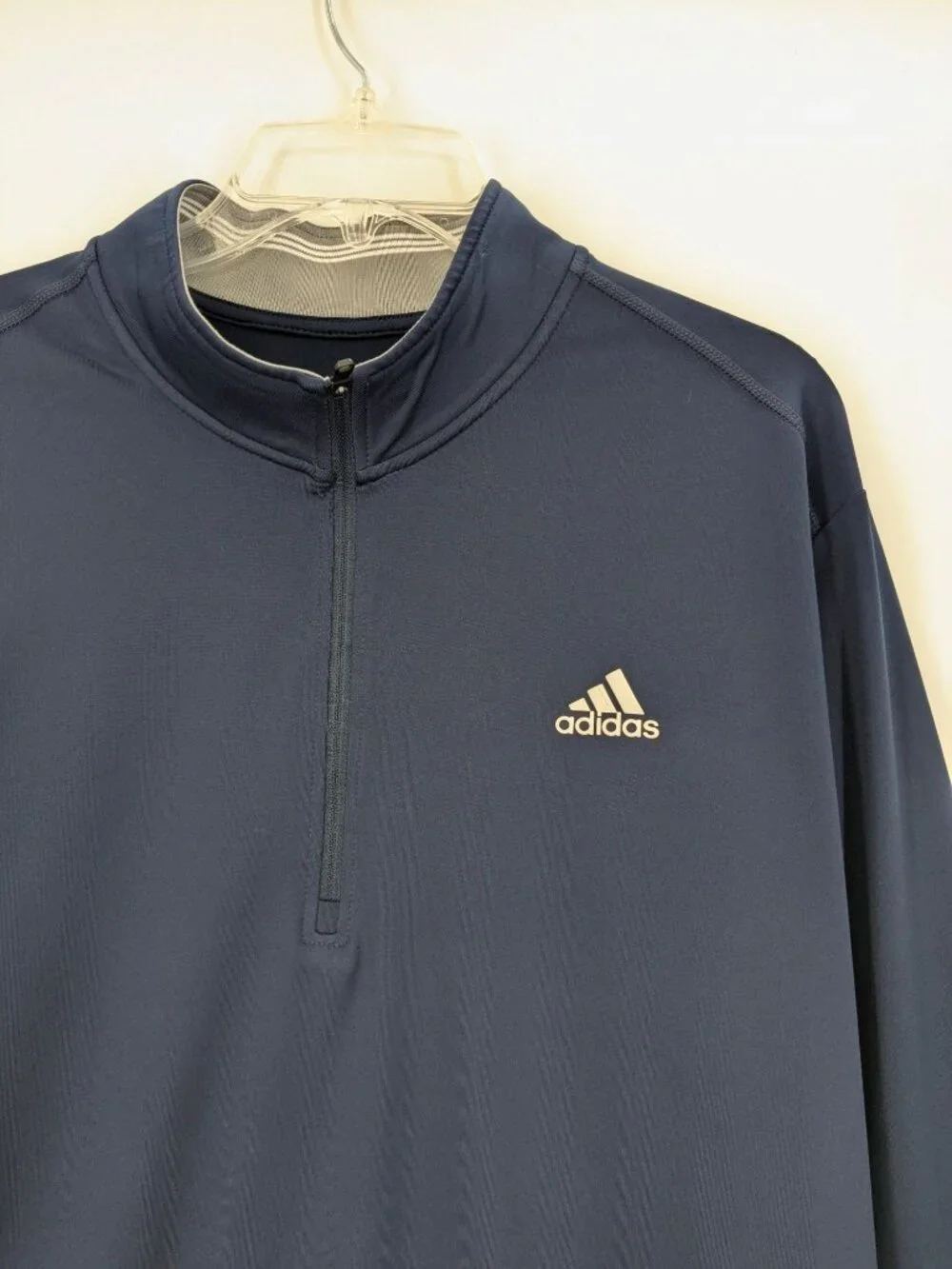 Adidas Golf Quarter Zip Pullover Lightweight Jacket Performance Athleisure Large